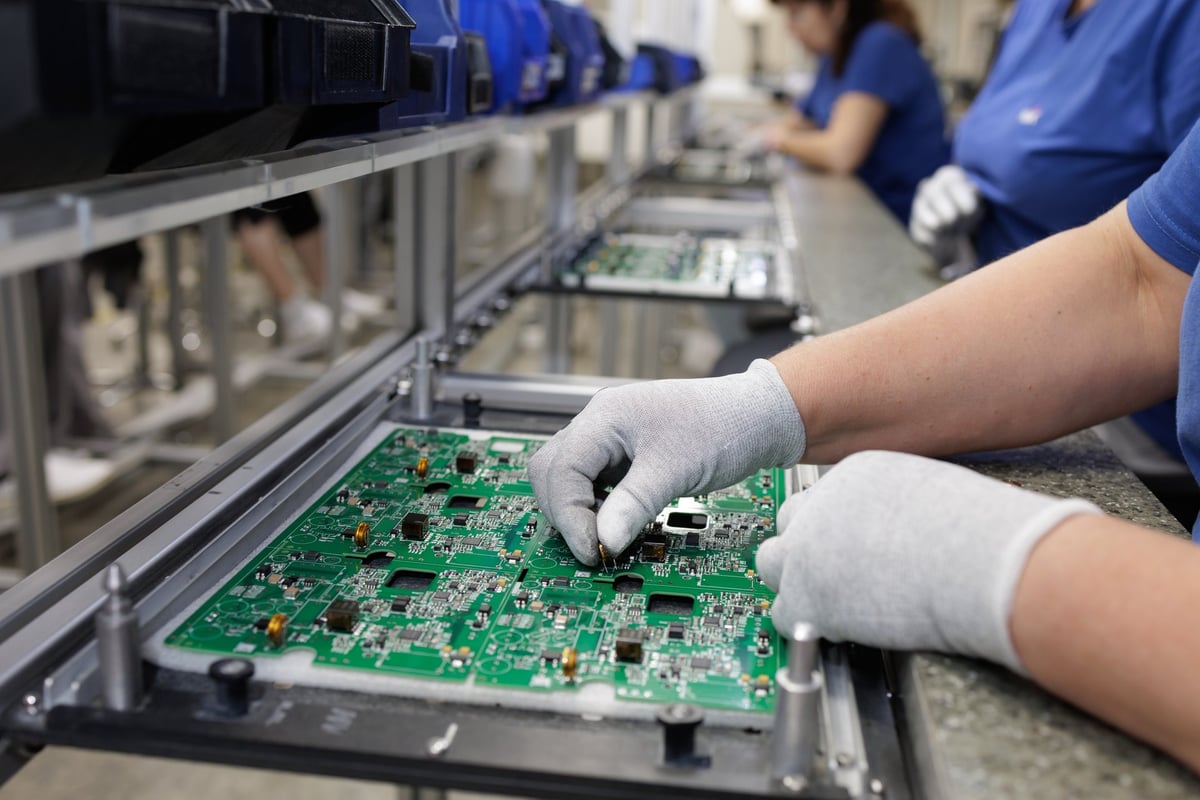 Electronics manufacturing circuit board production